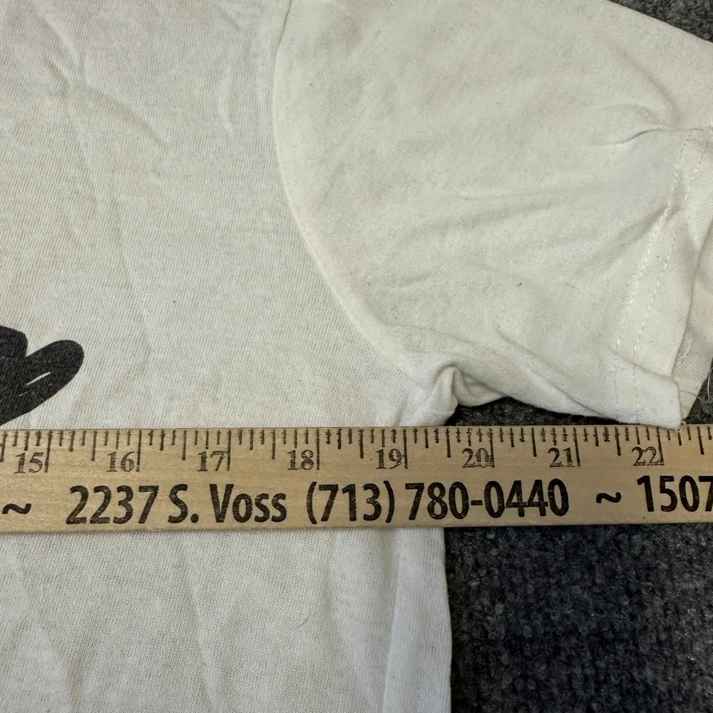 Sanrio T-Shirt Womens Size M White Hello Kitty Rainbow Drip Graphic Short Sleeve - Picture 2 of 6
